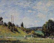 阿尔弗莱德 西斯莱 : Railroad Embankment at Sevres